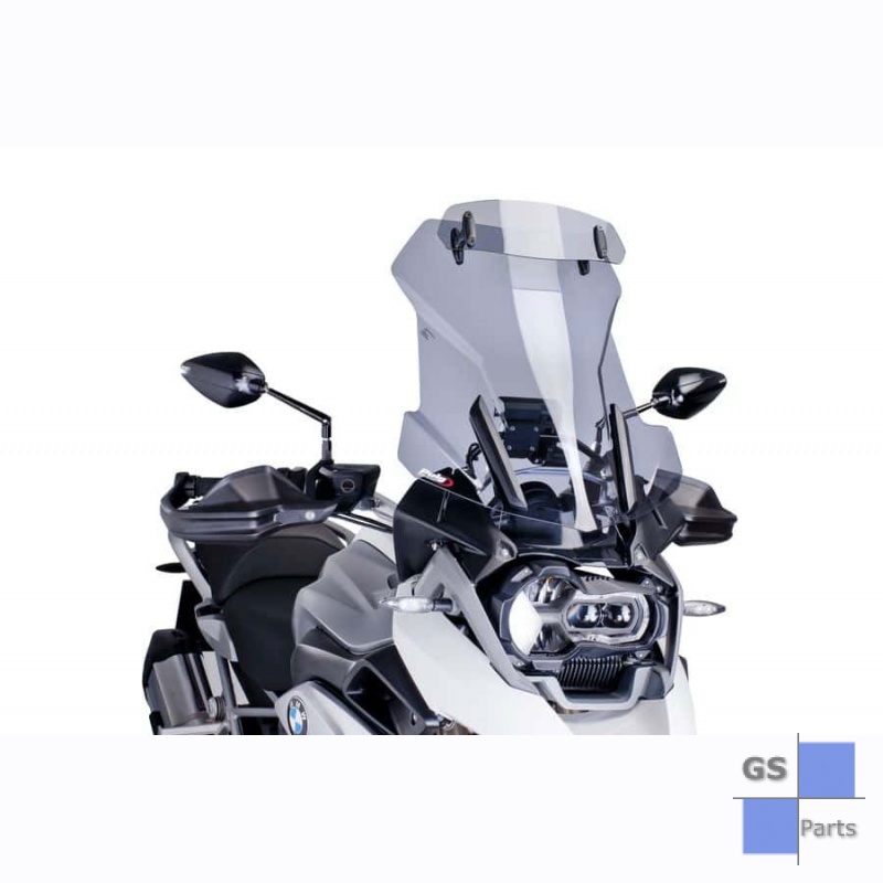 Light Smoke Touring Windshield with Visor Puig