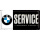 Blechschild BMW - Service