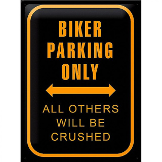 Blechschild "Biker´s Parking Only"