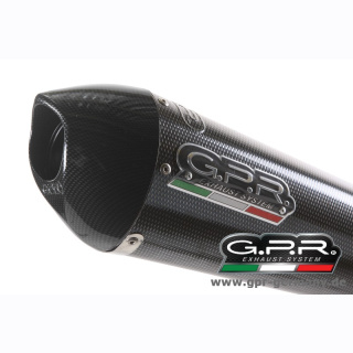 GPR GP Evolution Carbonlook BMW F 650 CS Scarver 2001-06 Slip On Endschalldämpfer