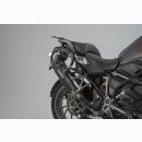 TRAX ADV Alukoffer-System silber + Akrapovic. BMW R 1250 GS 1G13 (K50) (18-22).