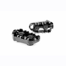 Tech-X enduro foot peg set, rider, black