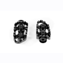 Tech-X enduro foot peg set, rider, black