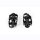 Tech-X enduro foot peg set, rider, black