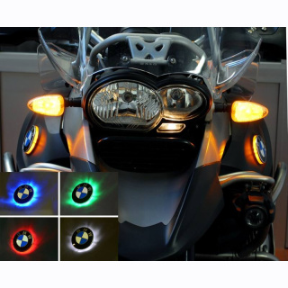 LED Emblemblinker zweifarbig für BMW R1200GS Adventure bis Modell 2013