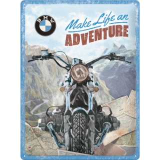 Blechschild - Make Life an Adventure