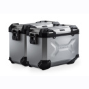 TRAX ADV aluminium case system. Silver 45/45L.