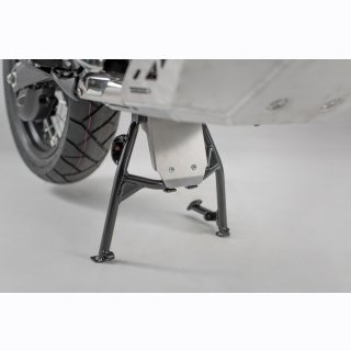 SW-Motech Engine guard extension for centerstand. Silver.