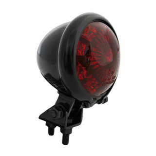 black glass red